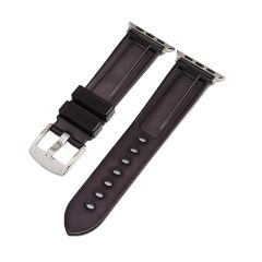 E2M Apple Watch 38-40-41mm KRD-23 Transparent Siyah Kordon