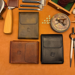 BİDERİ TEOS HAKİKİ DERİ MIKNATISLI CÜZDAN HAKİ