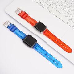 E2M Apple Watch 38-40-41mm KRD-23 Transparent Şeffaf Kordon